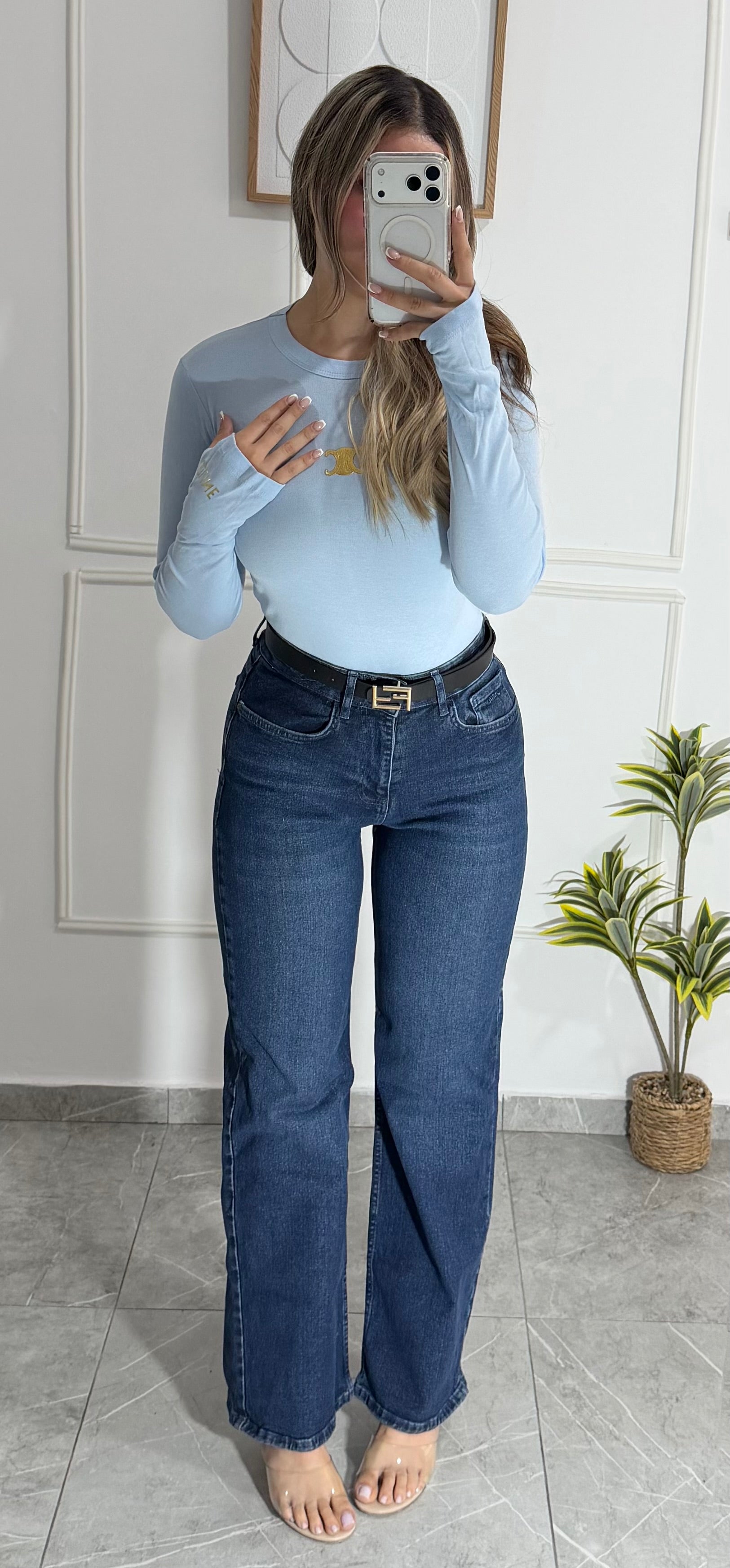 Fendi Luxury Denim-Antic jeans