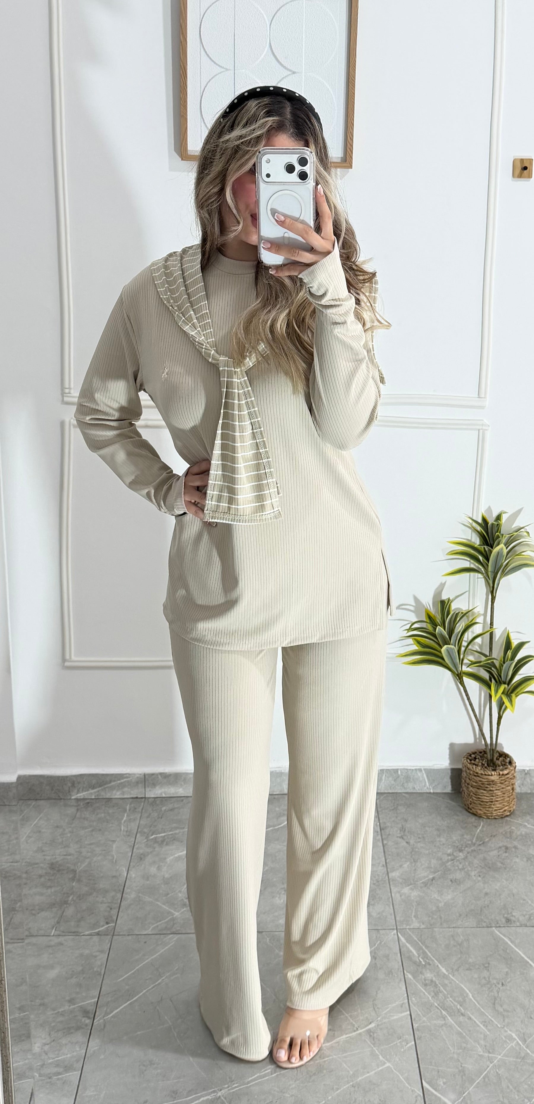 Polo Scarf Suit