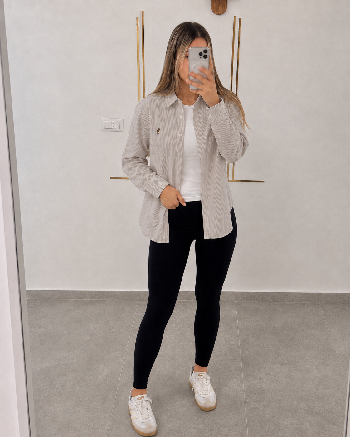 Classic Stripe Shirt Oversized