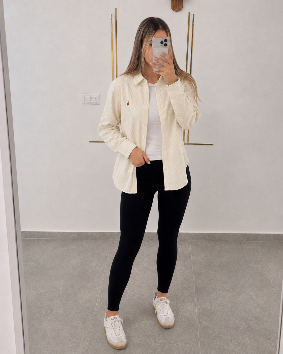 Classic Stripe Shirt Oversized