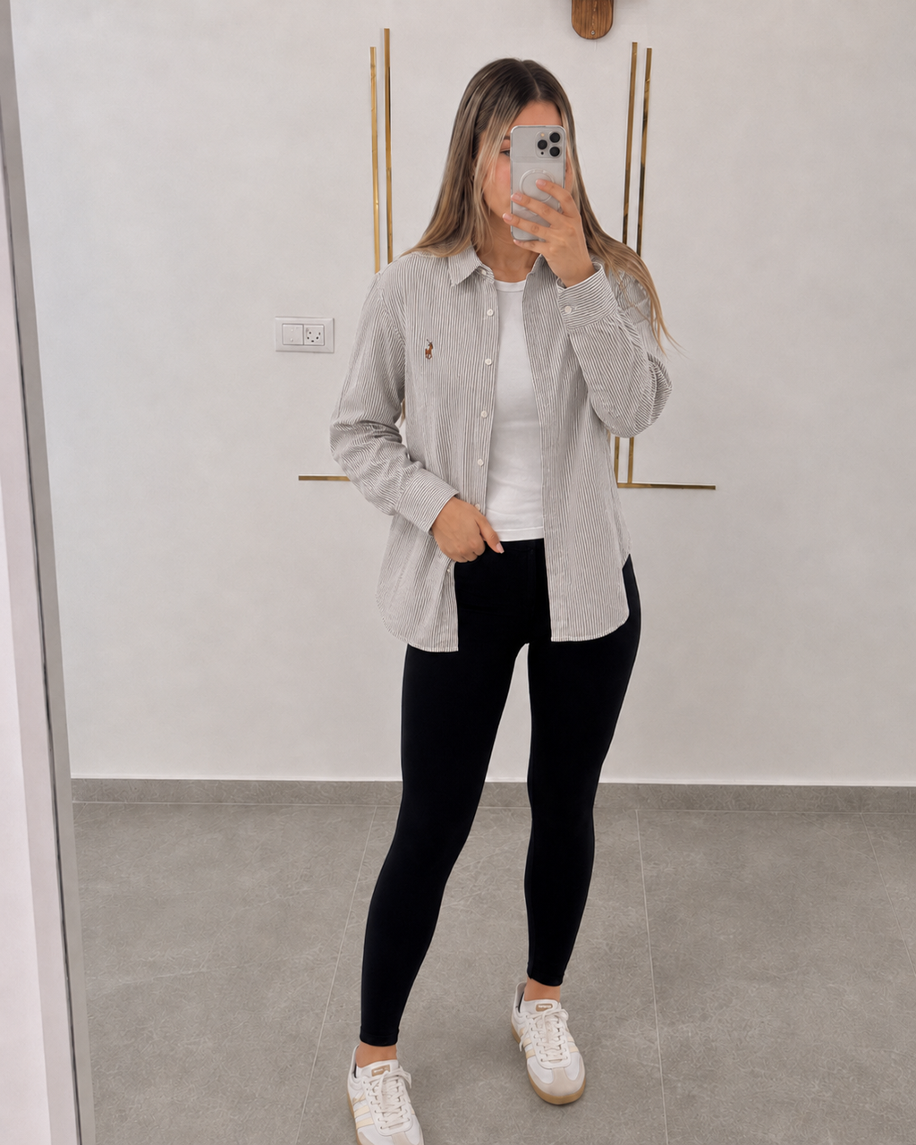 Classic Stripe Shirt Oversized