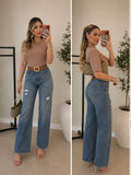 Barrel Leg Jeans-Antic