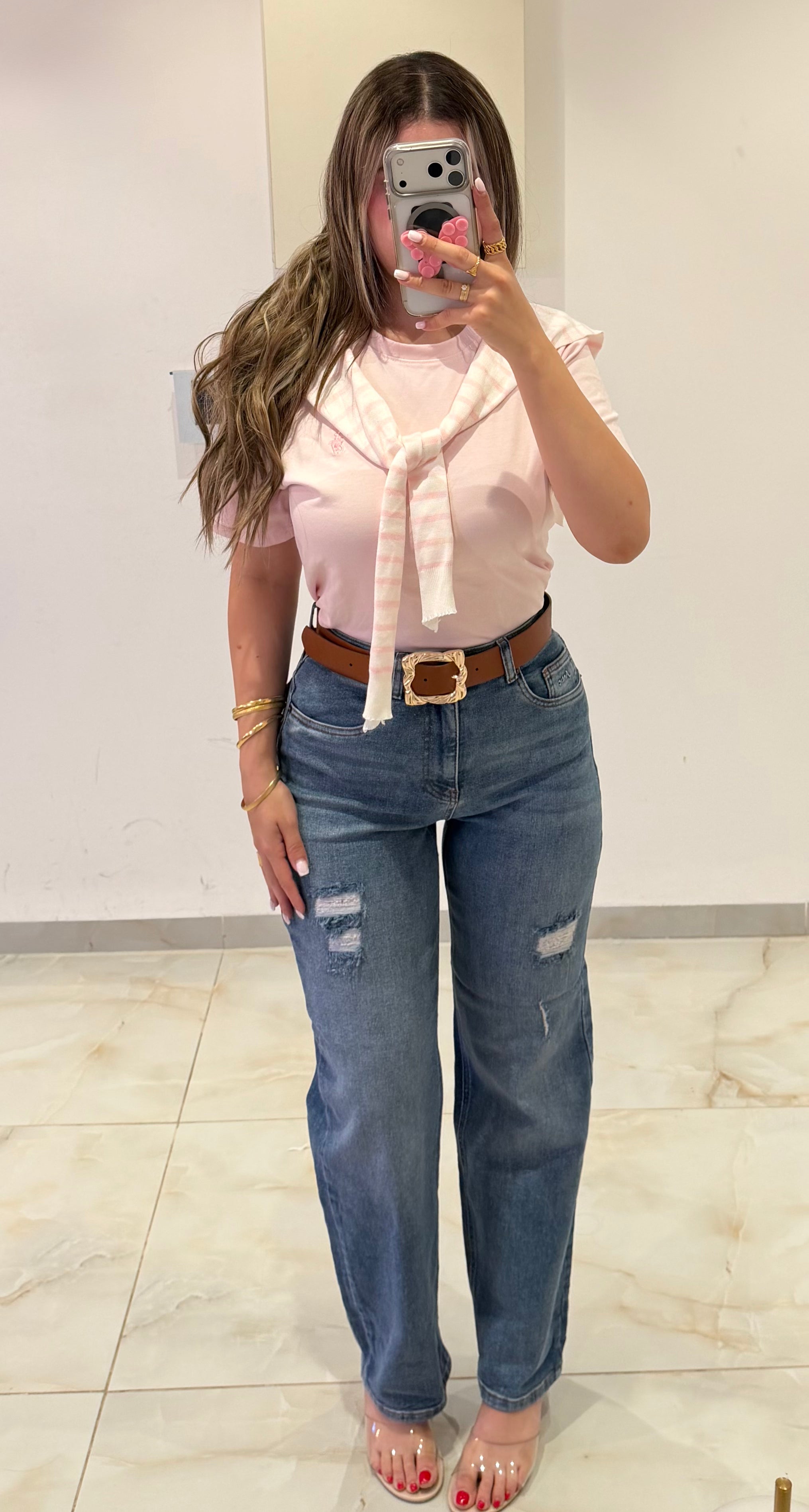 Barrel Leg Jeans-Antic