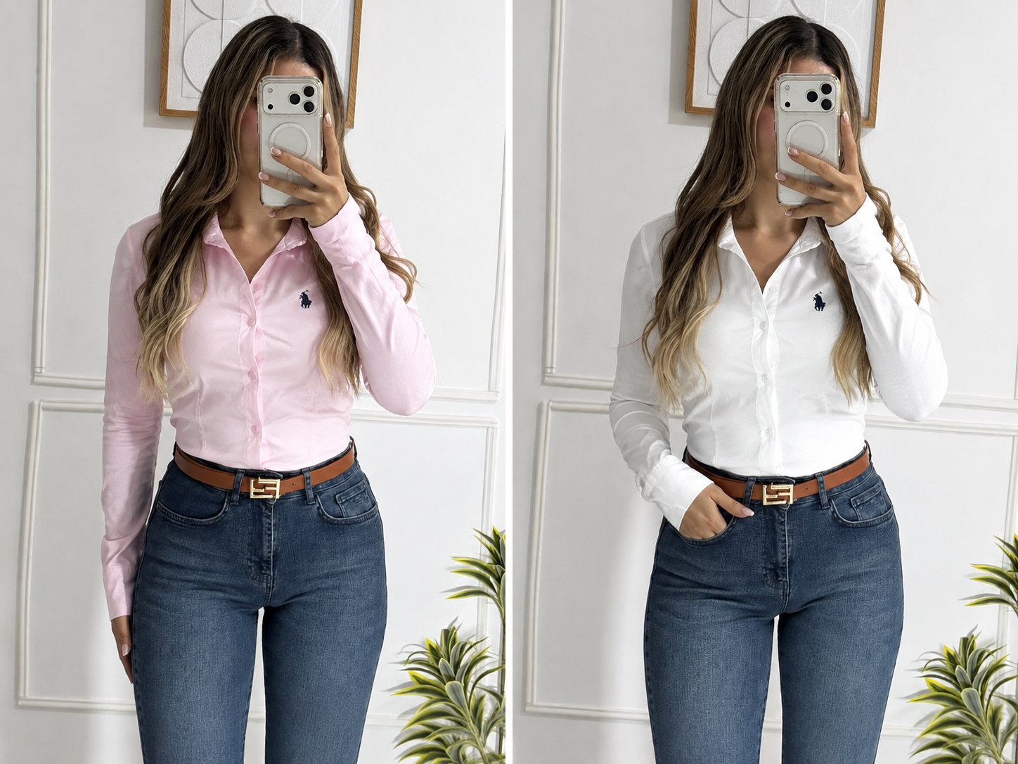Classic Button Slim Shirt