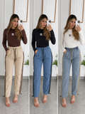 High-Waisted Wide Leg Jeans